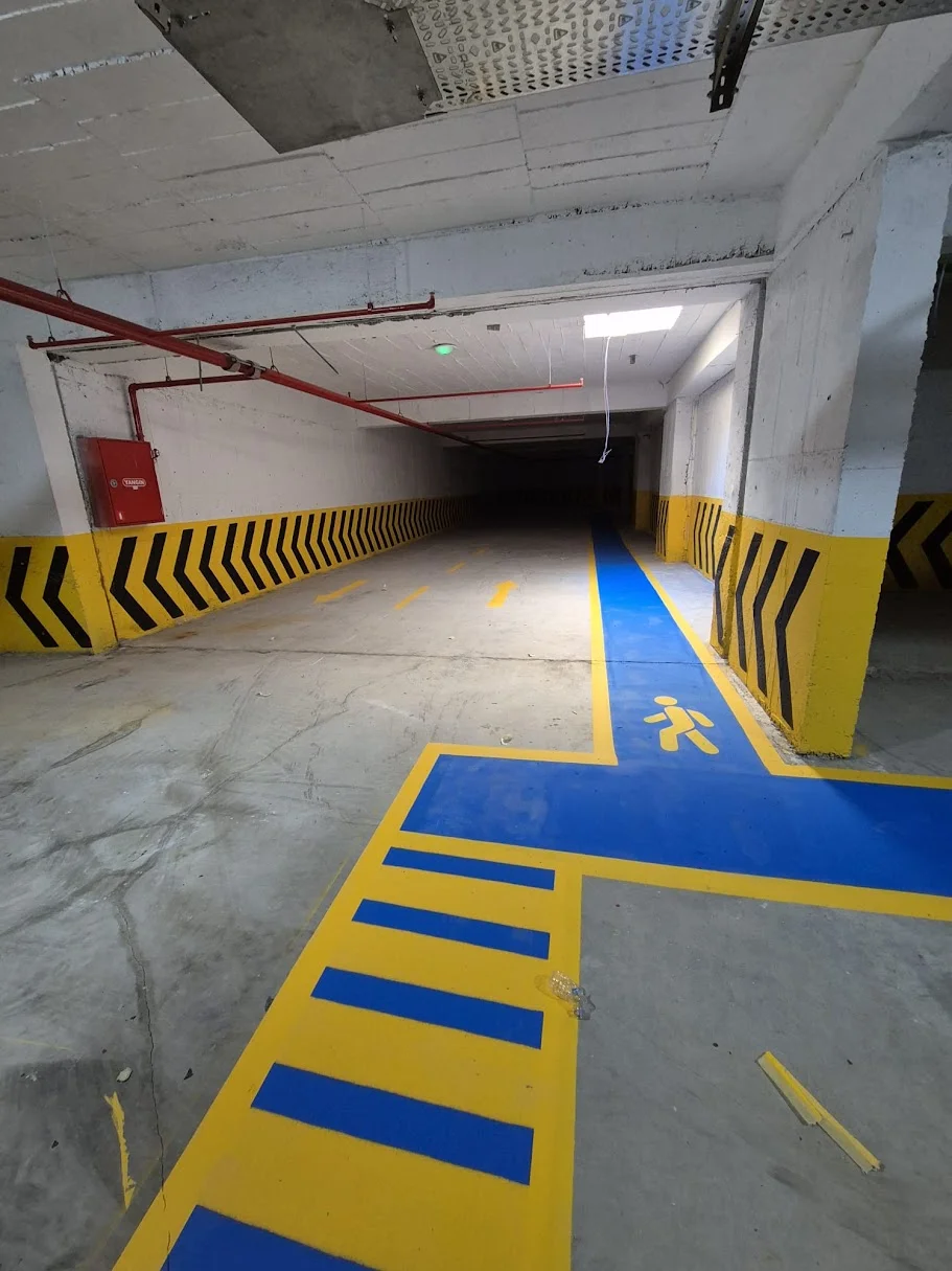 Anahtar teslim otopark boya uygulaması