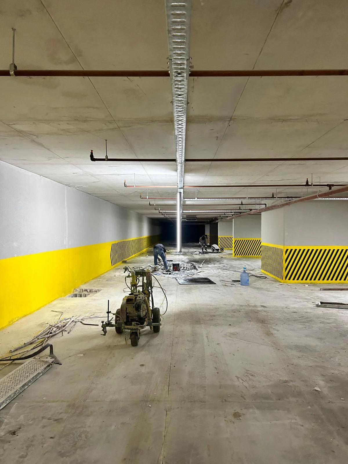 Otopark duvar ve kolon çavuş tarama uygulaması