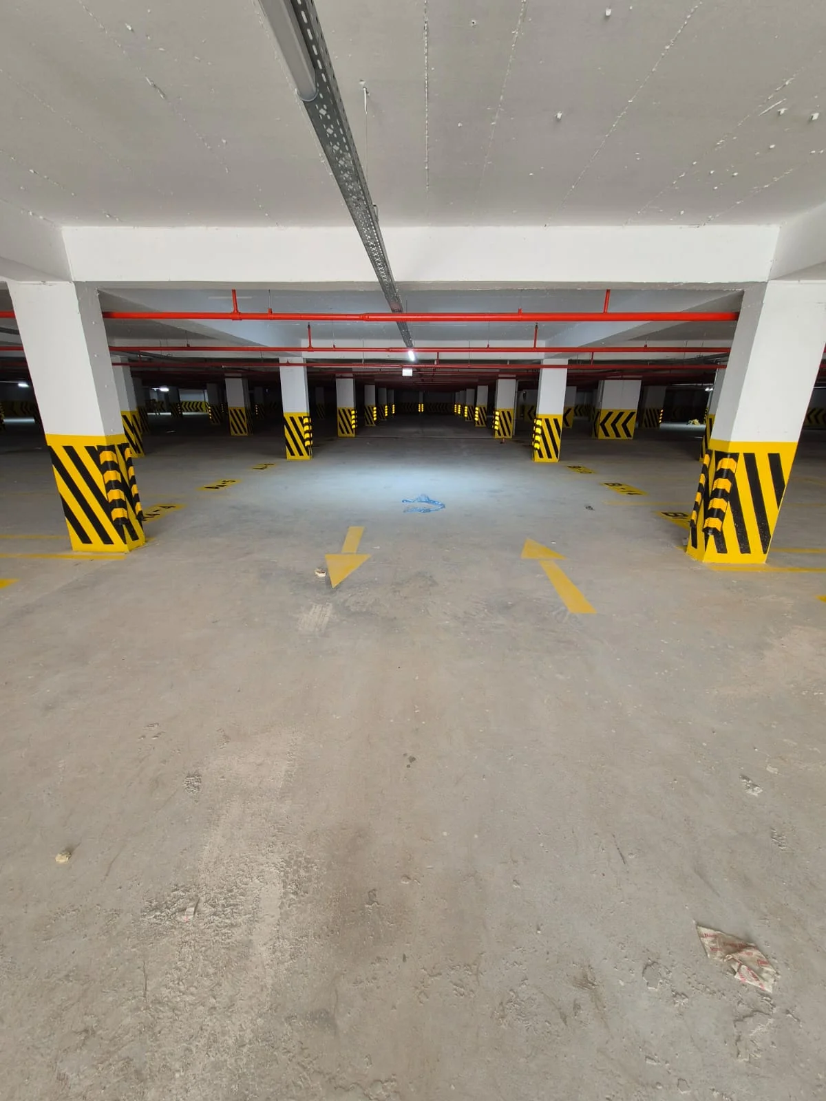 Otopark kolon çavuş tarama boya uygulaması