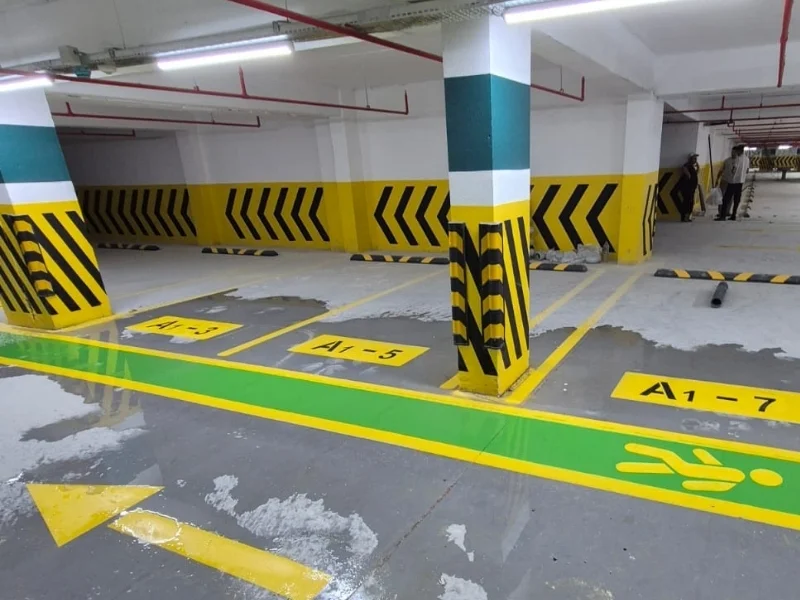Otopark kolon ve duvar çavuş tarama uygulaması
