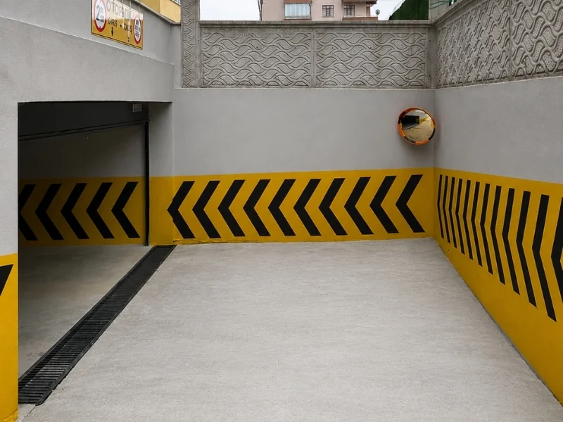 Otopark kör nokta aynası uygulaması
