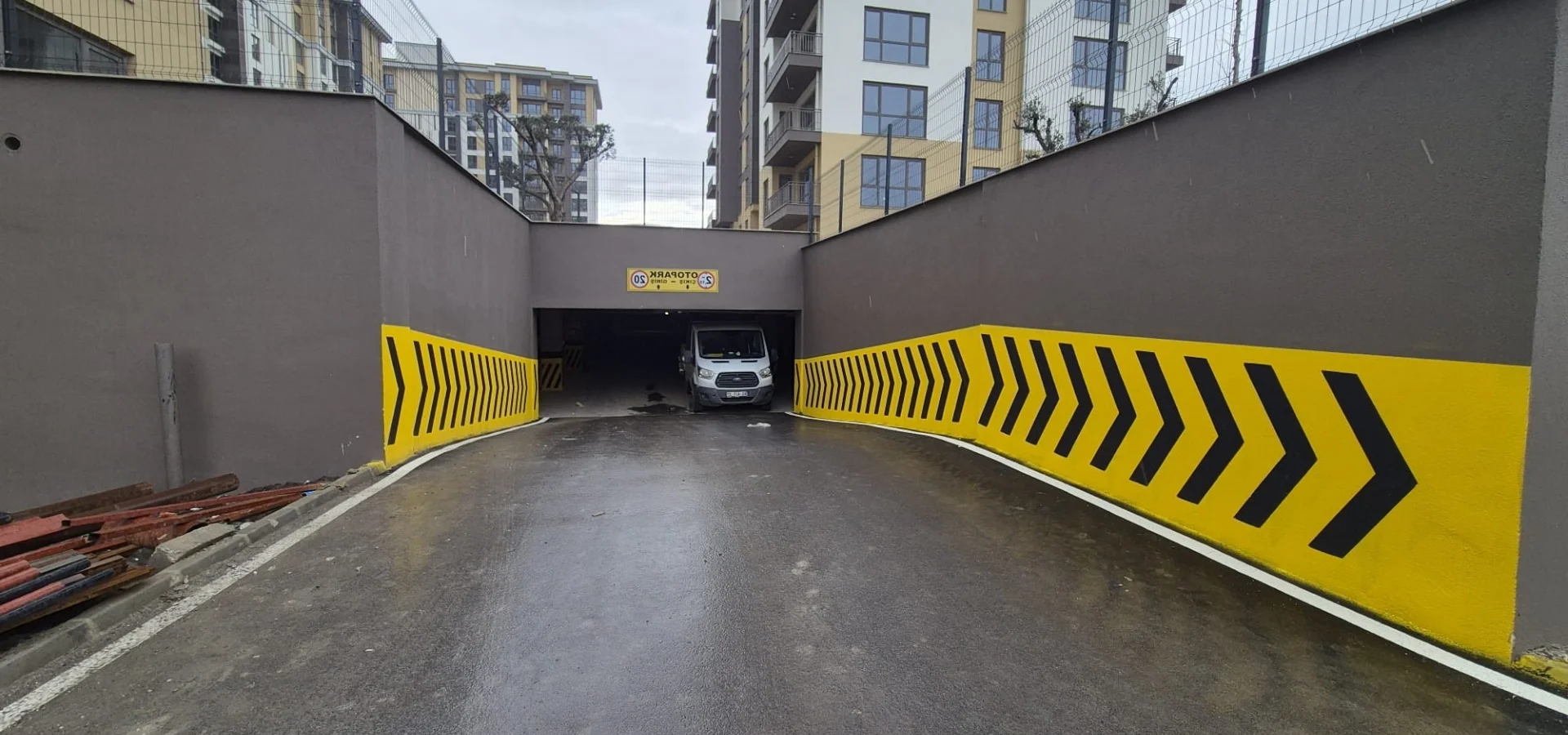 Otopark rampa çizgi çavuş tarama uygulaması