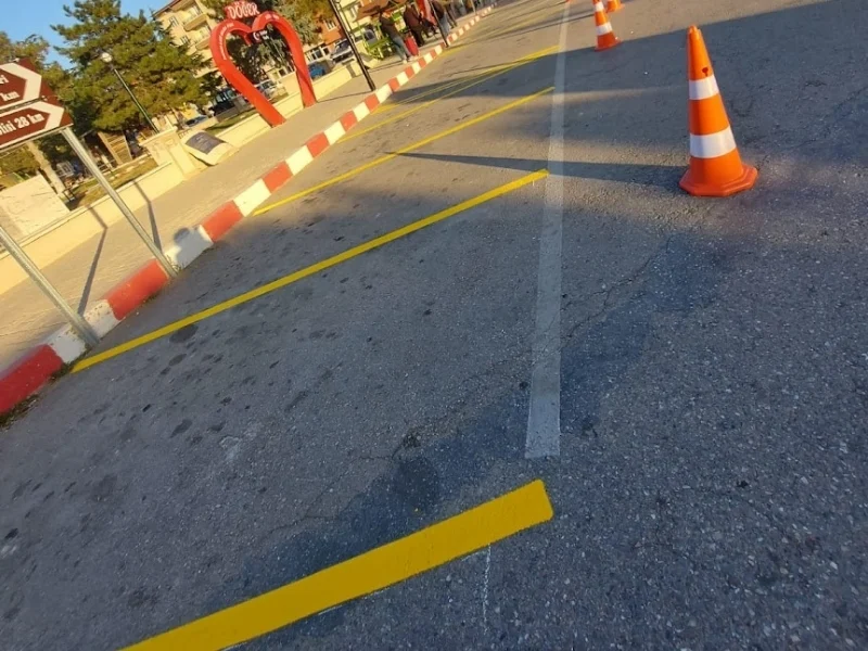 Yol kenarı otopark çizgi uygulaması