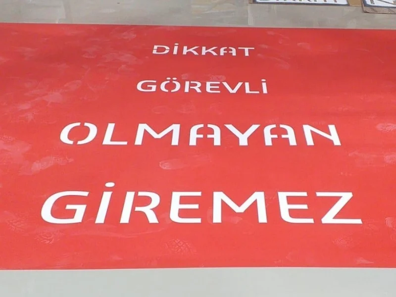 Atık karantina ve yasak alan zemin işaretleme