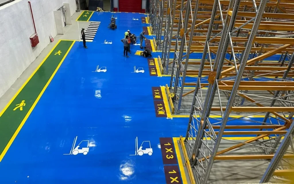 Çankırı Fabrika Poliüretan Zemin Boya ve 5S İşaretleme Projesi