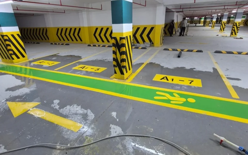 Konya Anahtar Teslim Otopark Boya Uygulaması