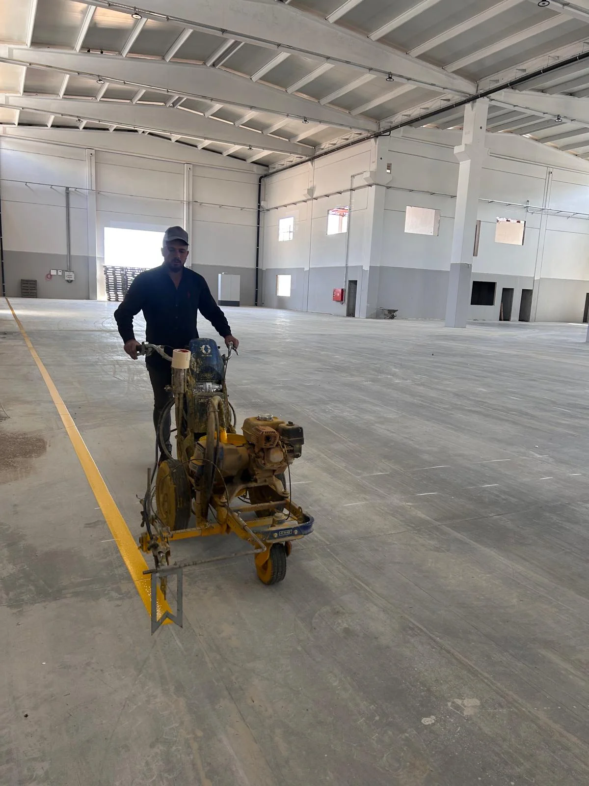 Makine ile fabrika İSG çizgi uygulaması