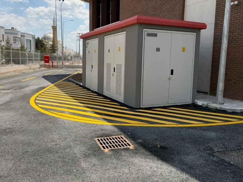 Trafo çevresi çift komponentli yasak alan tarama uygulaması
